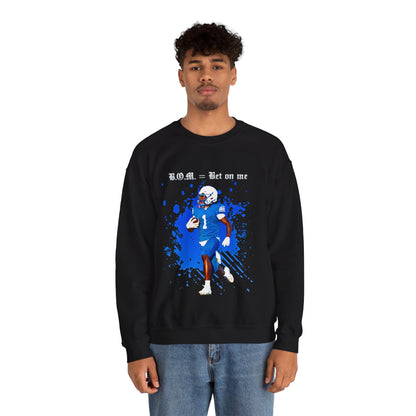 J'Marion Sanders Featured Quote Crewneck Sweatshirt