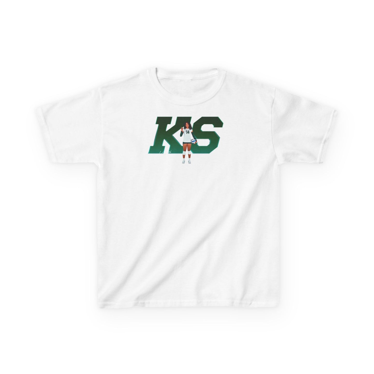 Keonahi'Ilani Solaita Big Initials Kids Tee