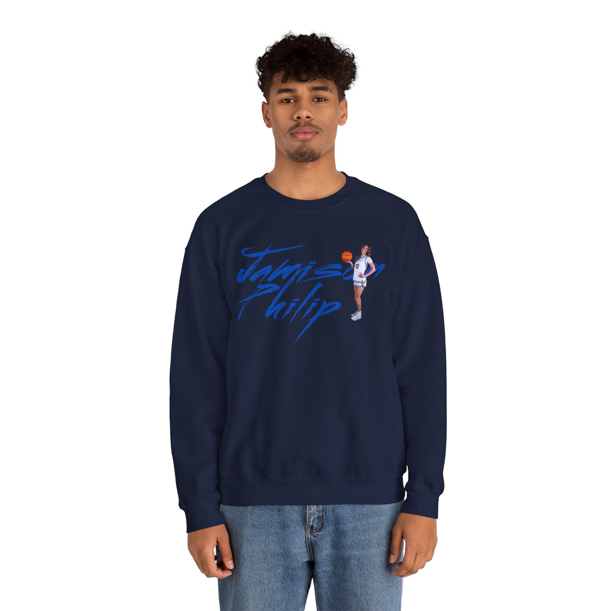 Jamison Philip Cursive Crewneck Sweatshirt