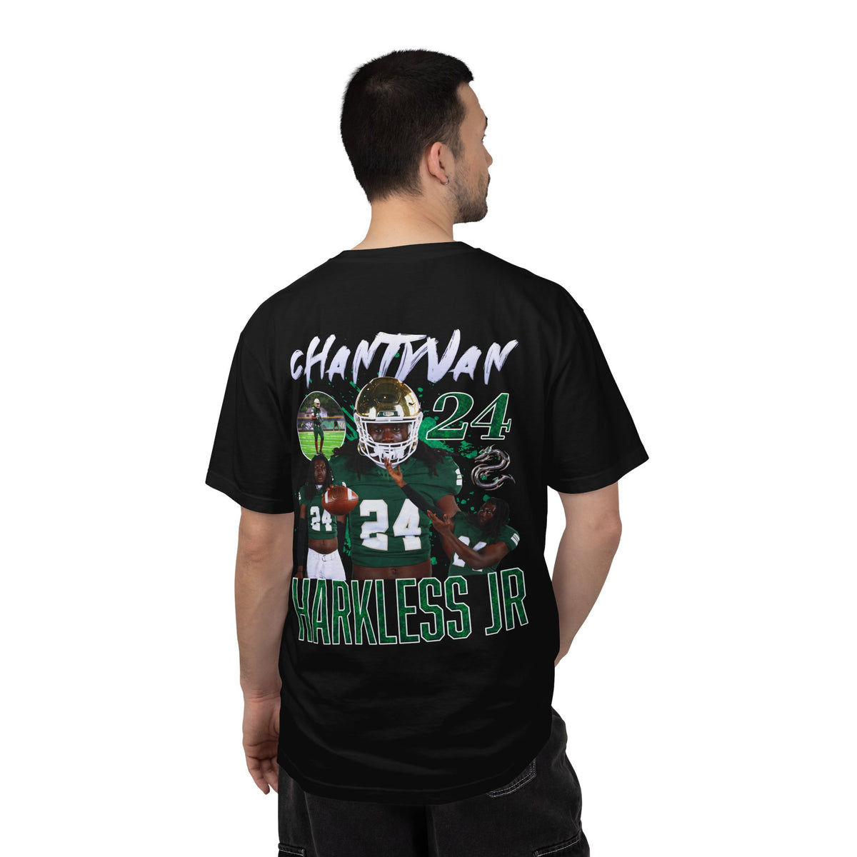 Chantwan Harkless Jr. Logo Front & Back Premium Tee
