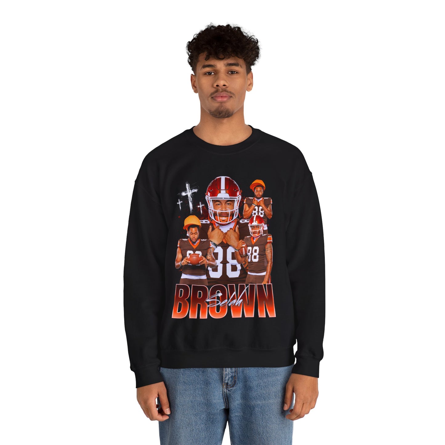 Selah Brown Crewneck Sweatshirt
