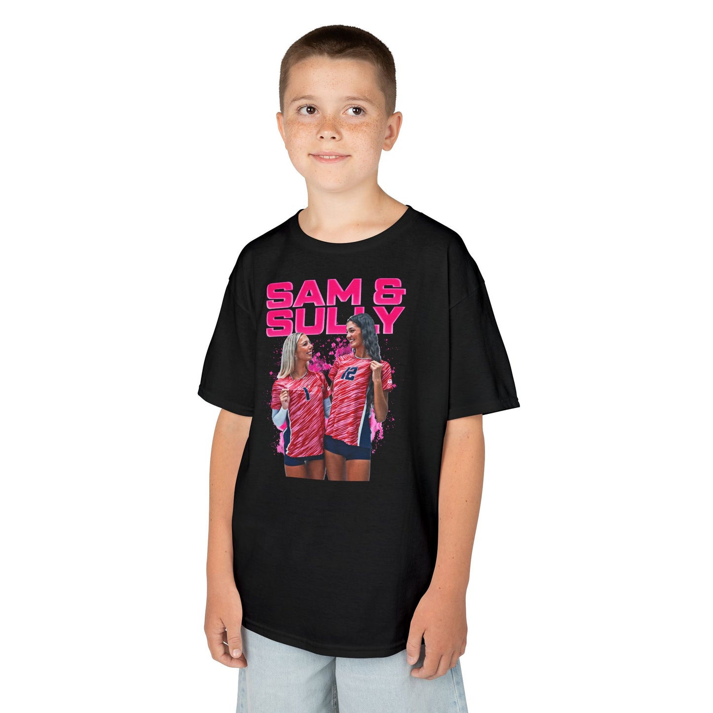 Sam & Sully Pink Kids Tee