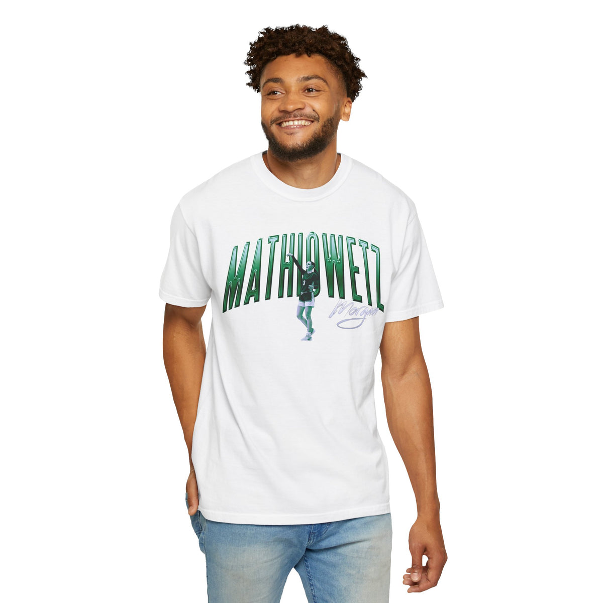 Morgan Mathiowetz Curved Combo Colored Premium Tee