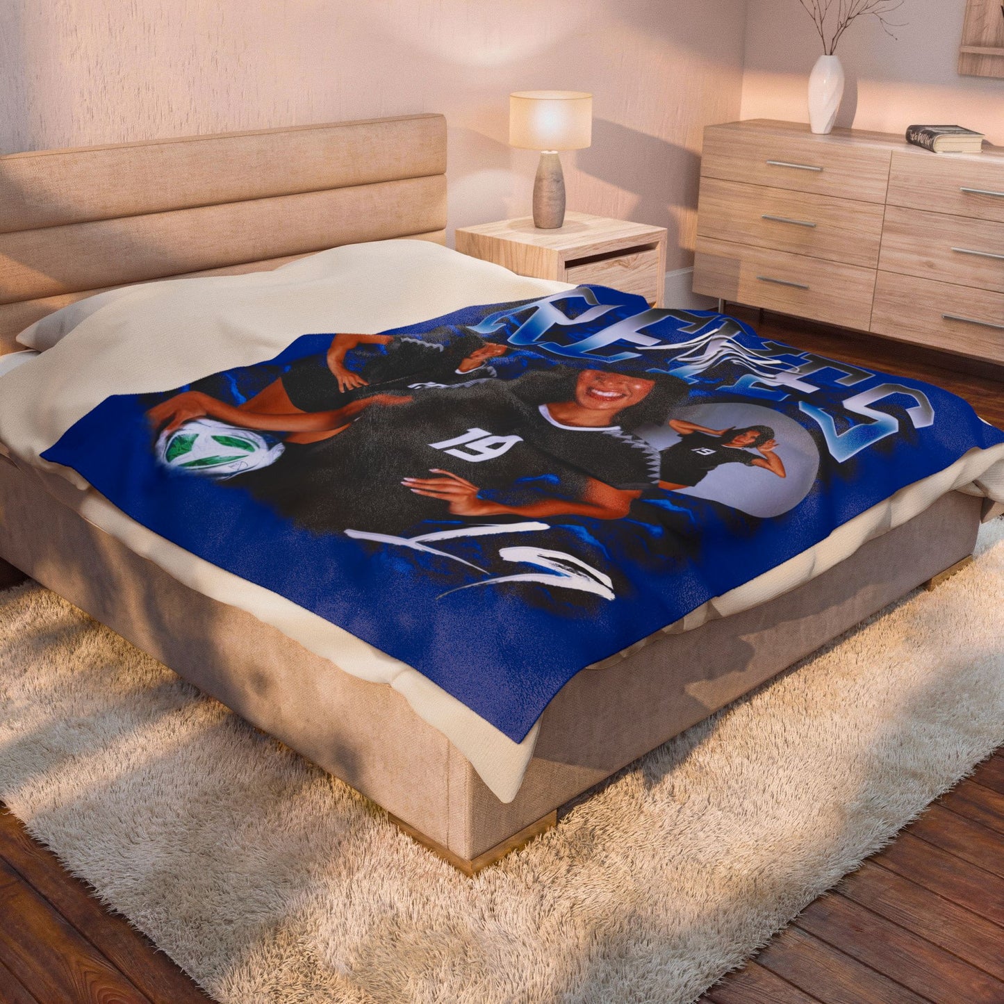 Katie Reyes 60"-80" Plush Blanket