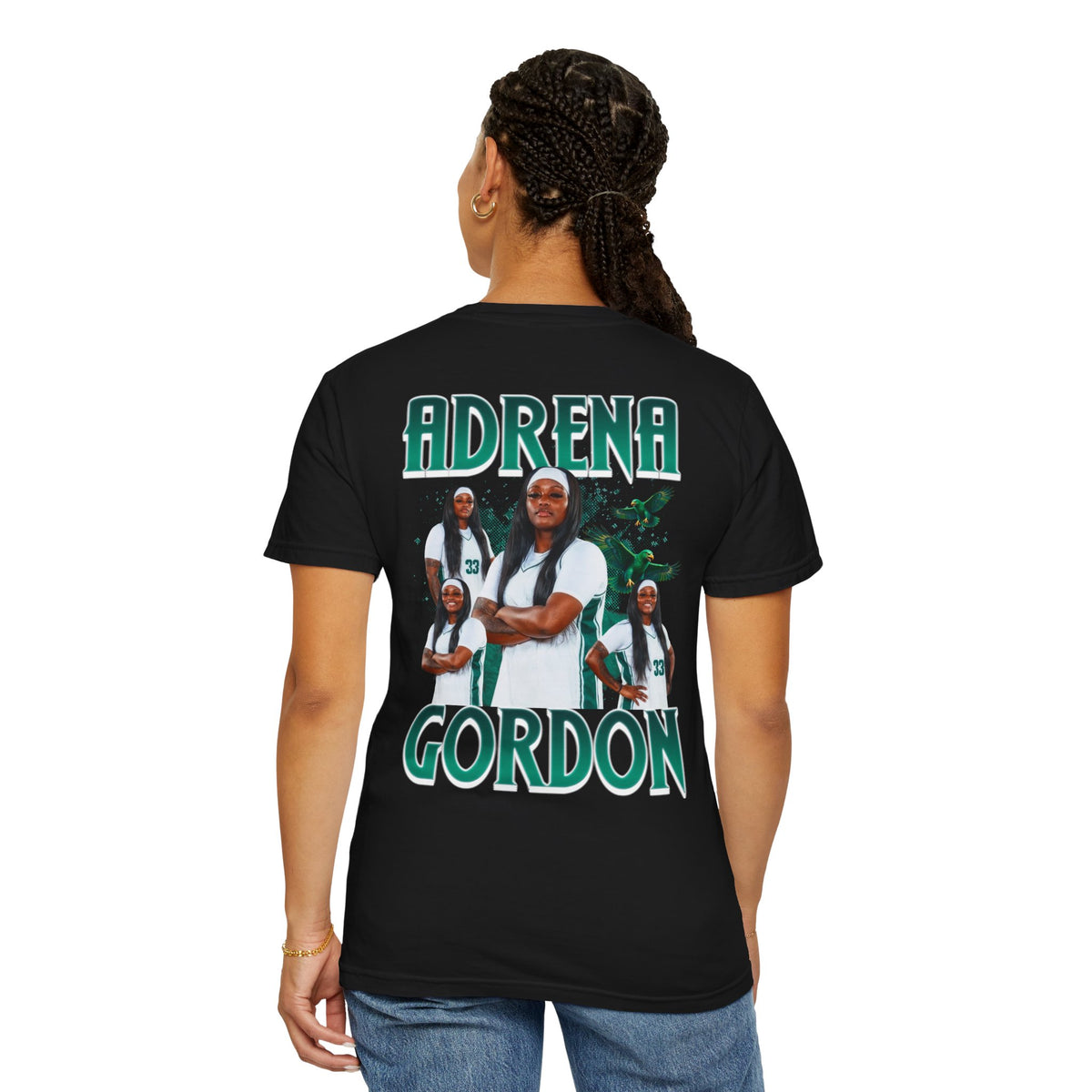 Adrena Gordon Logo Front & Back Premium Tee