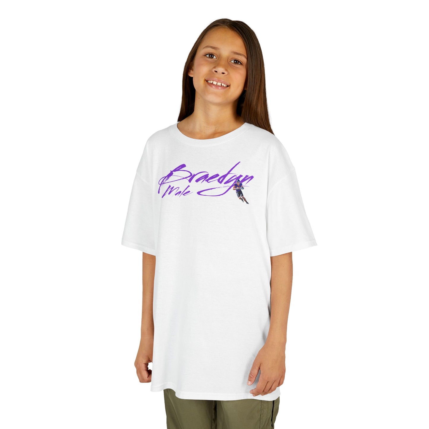 Braedyn Male Cursive Kids Tee