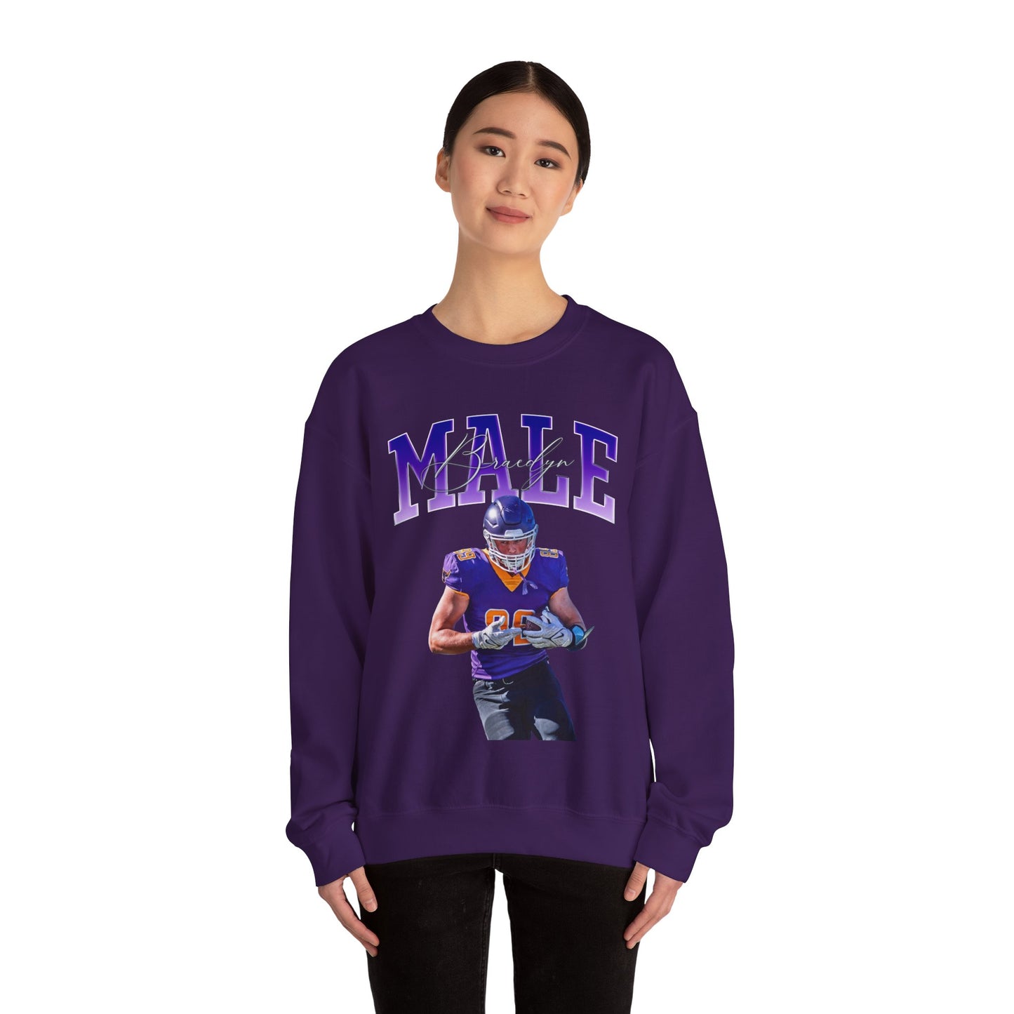 Braedyn Male Athlete Glory Crewneck Sweatshirt