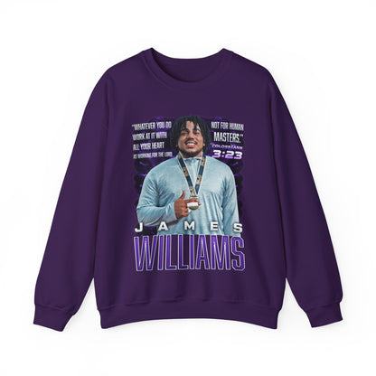 James Williams Featured Quote Crewneck Sweatshirt