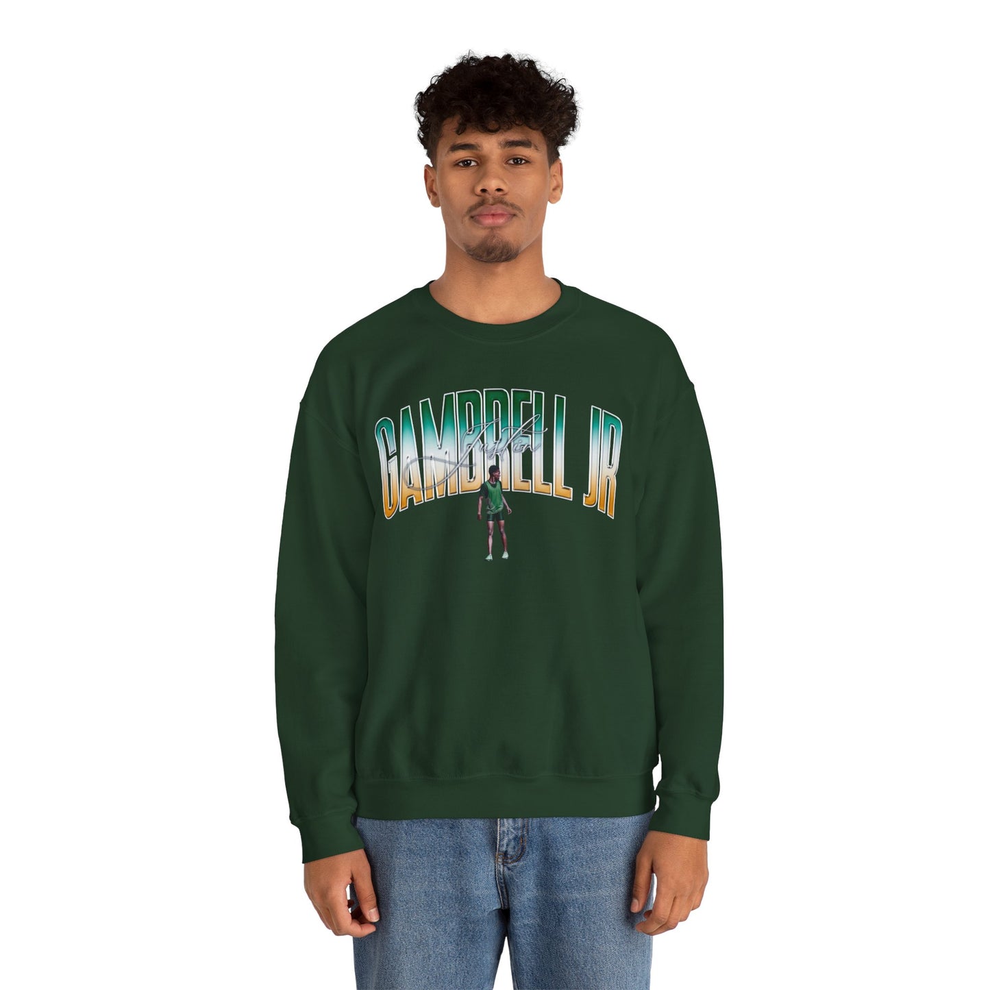 Justin Gambrell Jr. Big Last Name Crewneck Sweatshirt