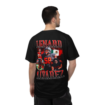 Lenard Alvarez Logo Front & Back Premium Tee
