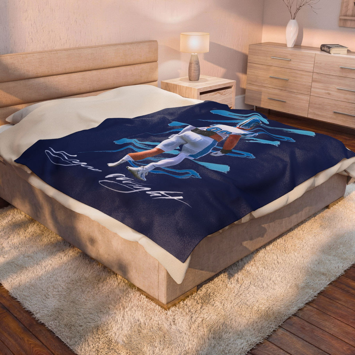 Logan Wright 60"-80" Plush Blanket
