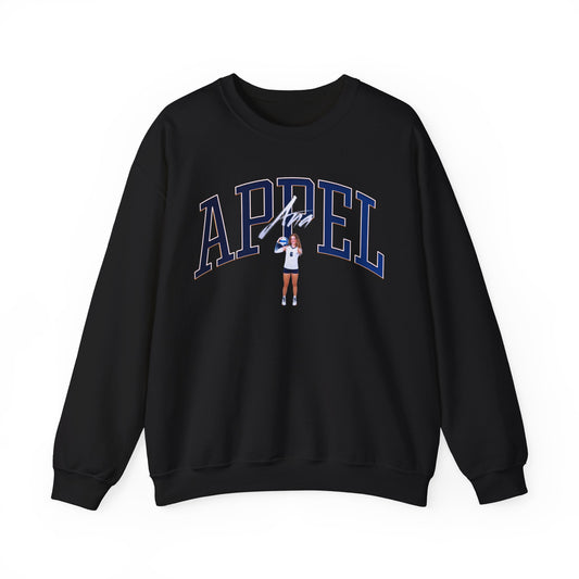 Ana Appel Curved Combo Colored Crewneck Sweatshirt