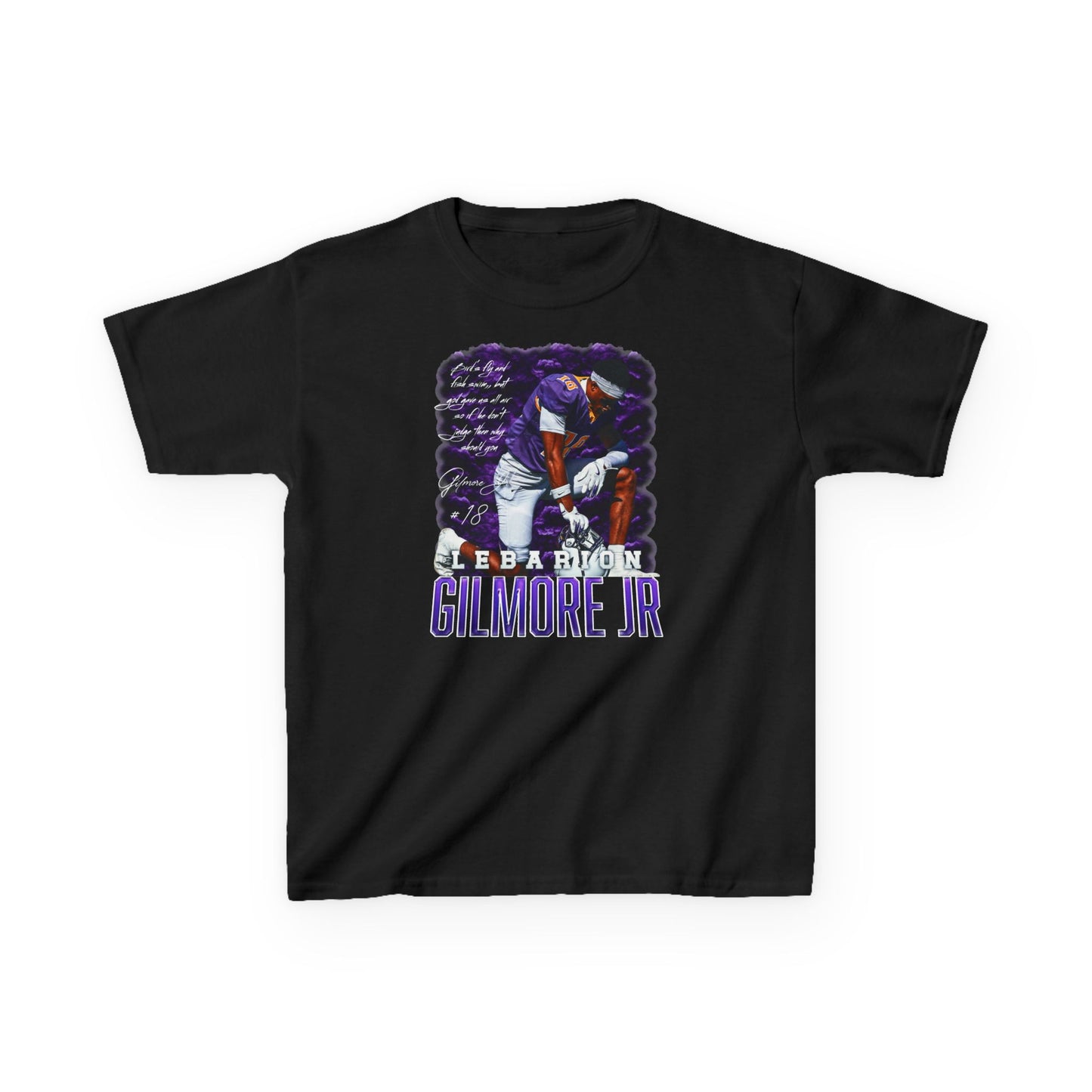 Lebarion Gilmore Jr. Featured Quote Kids Tee