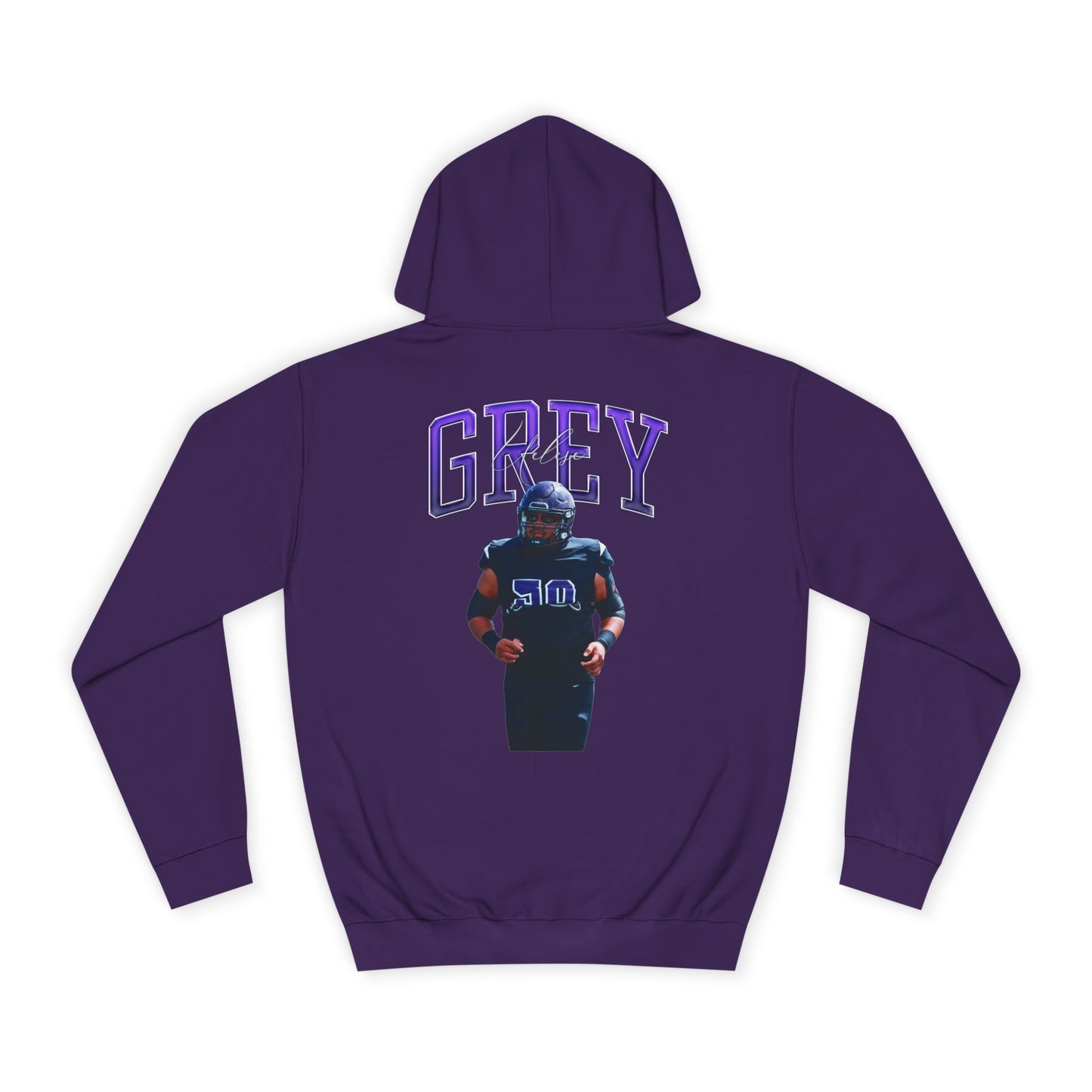 Uelese Grey Big Last Name Premium Hoodie