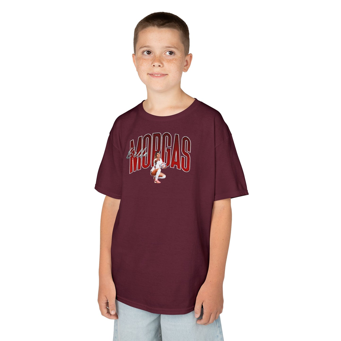 Bella Morgas Curved Combo Colored Kids Tee