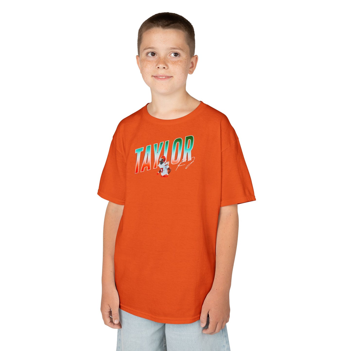 Kj Taylor Cursive Combo Kids Tee