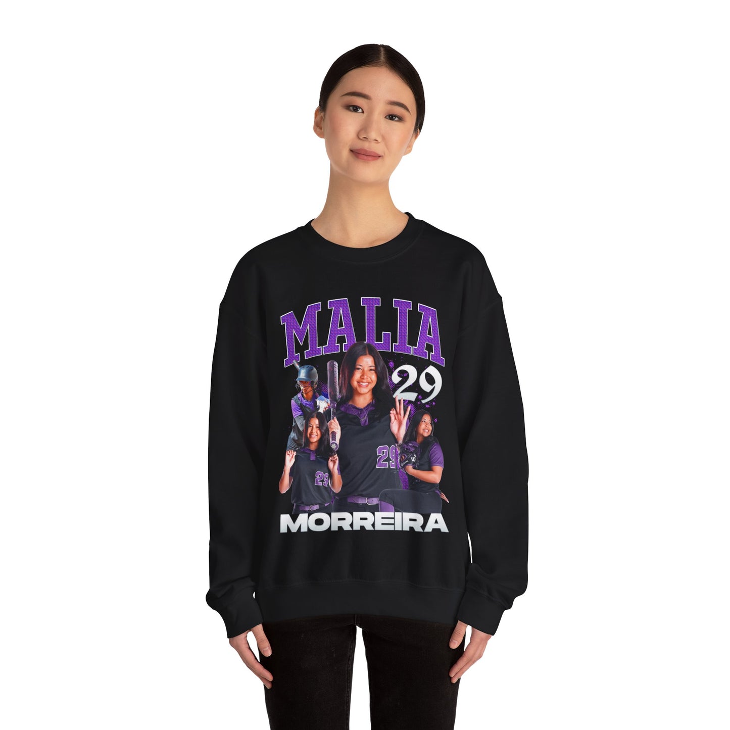 Malia Morreira First Name Highlight Crewneck Sweatshirt