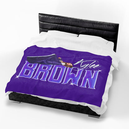 Kylee Brown 60"-80" Plush Blanket