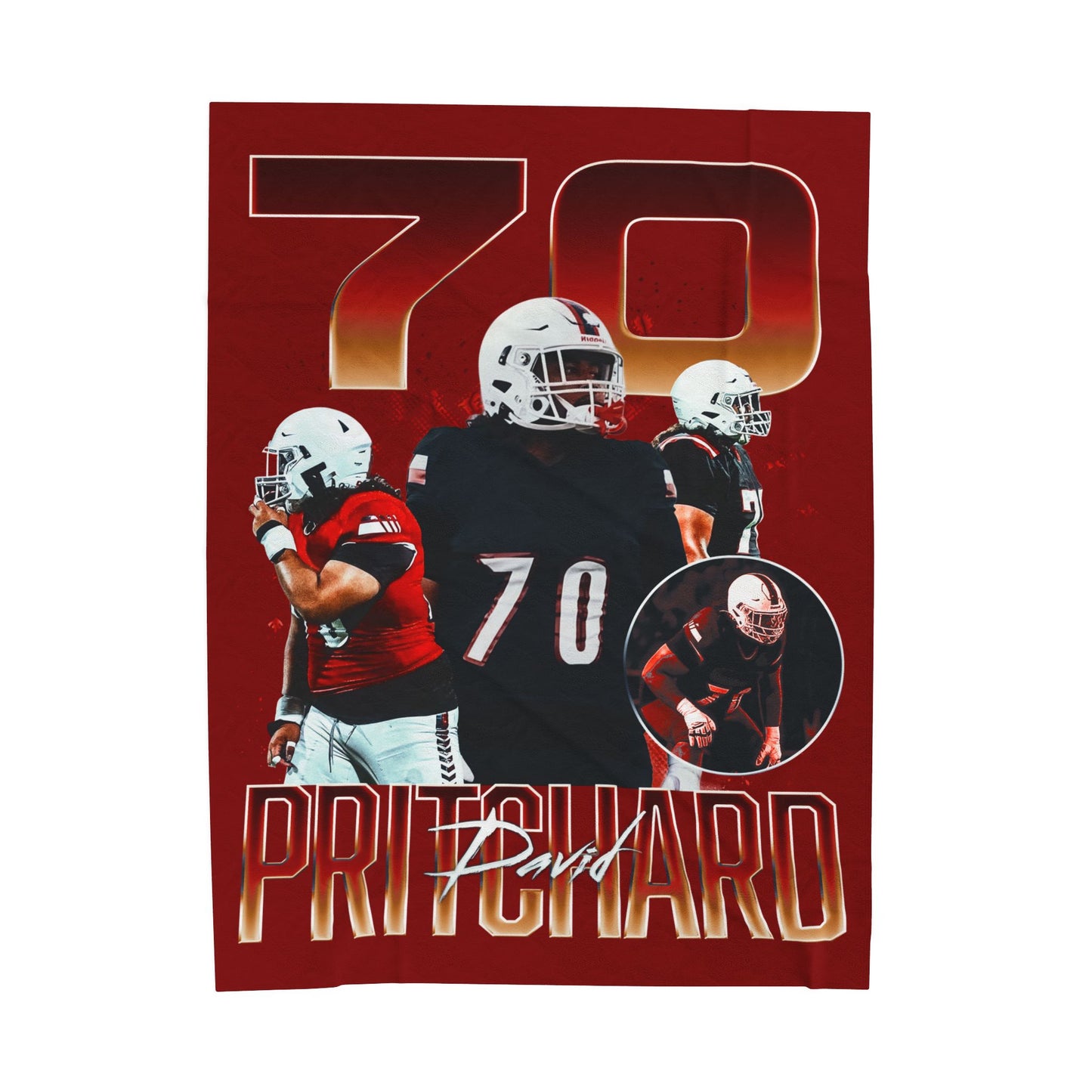 David Pritchard 60"-80" Plush Blanket