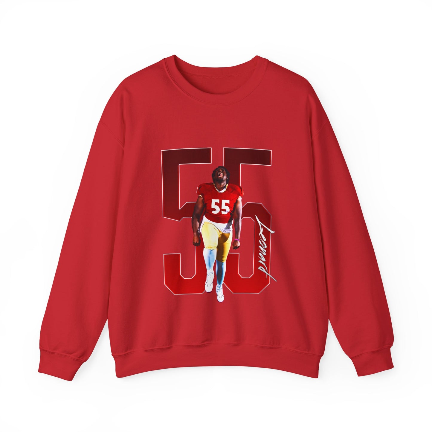 Deshawn Leonard Player Icon Number Crewneck Sweatshirt
