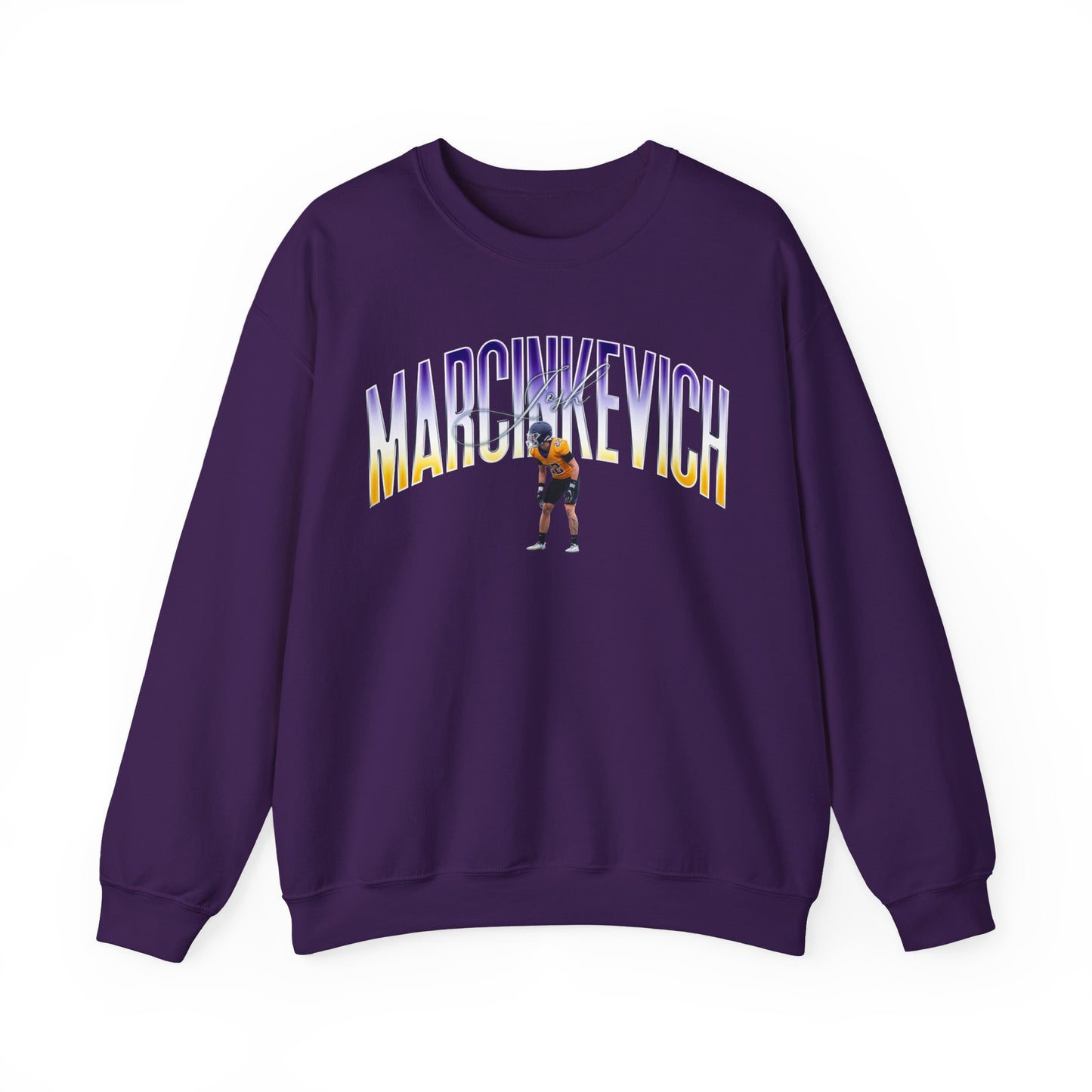 Josh Marcinkevich Big Last Name Crewneck Sweatshirt