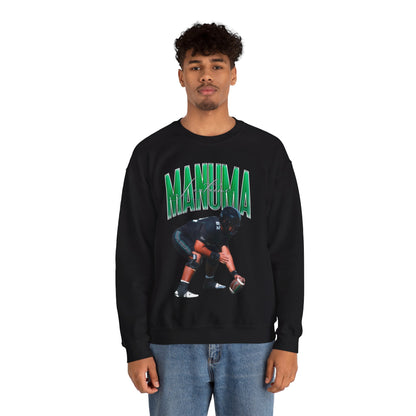 Lautaimi Manuma Curved Combo Colored Crewneck Sweatshirt