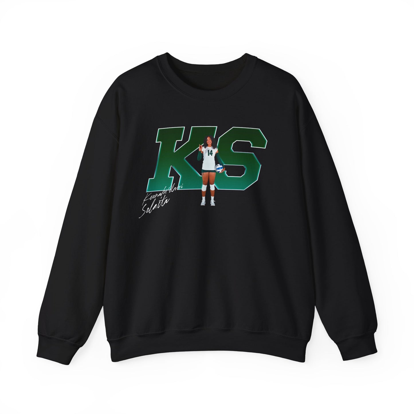 Keonahi'Ilani Solaita Big Initials Crewneck Sweatshirt