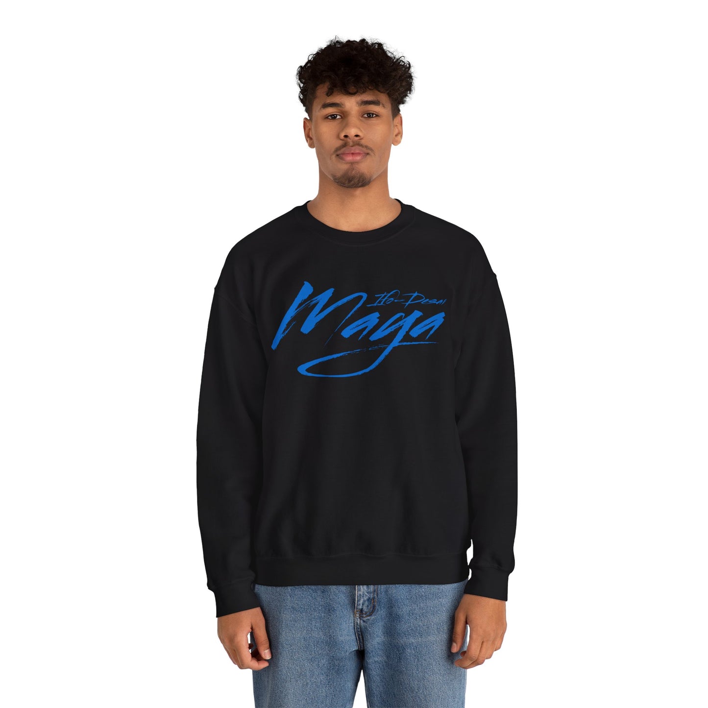 Maya Ifo Desi Cursive Crewneck Sweatshirt