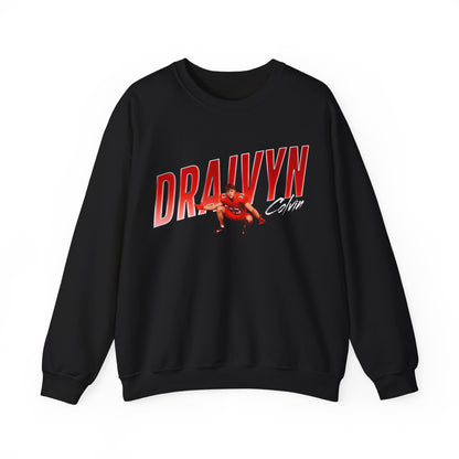 Draivyn Colvin Cursive Combo Colored Crewneck Sweatshirt