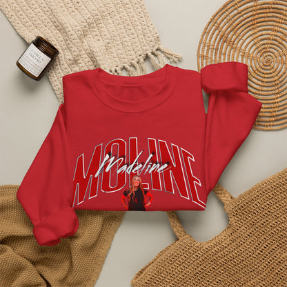 Madeline Moline Curved Combo Colored Crewneck Sweatshirt