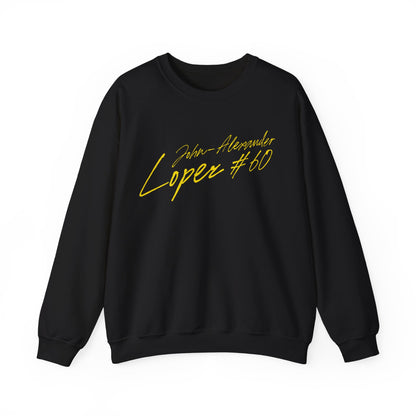 John-Alexander Lopez Cursive Name & Number Crewneck Sweatshirt