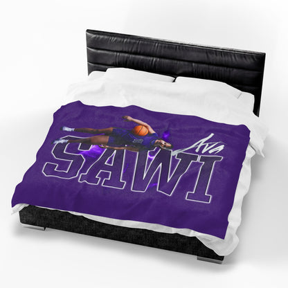 Ava Sawi 60"-80" Plush Blanket