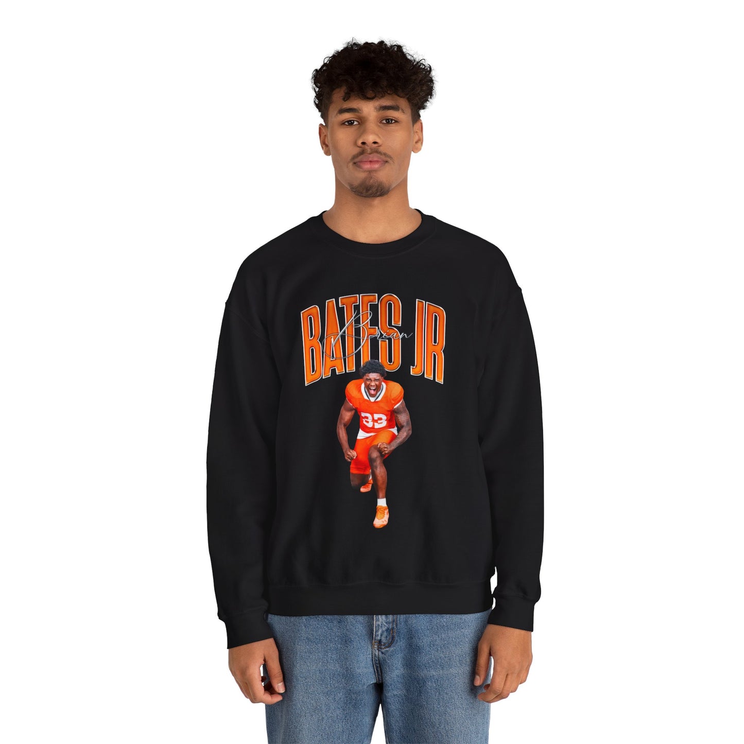 Brian Bates Jr. Big Last Name Crewneck Sweatshirt
