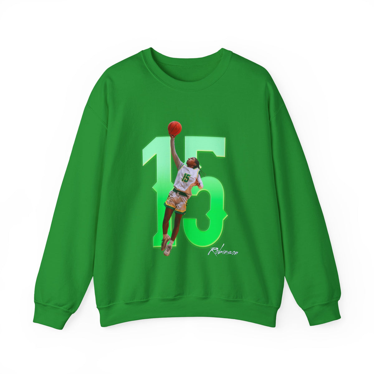 Diavian Robinson Player Icon Number Crewneck Sweatshirt