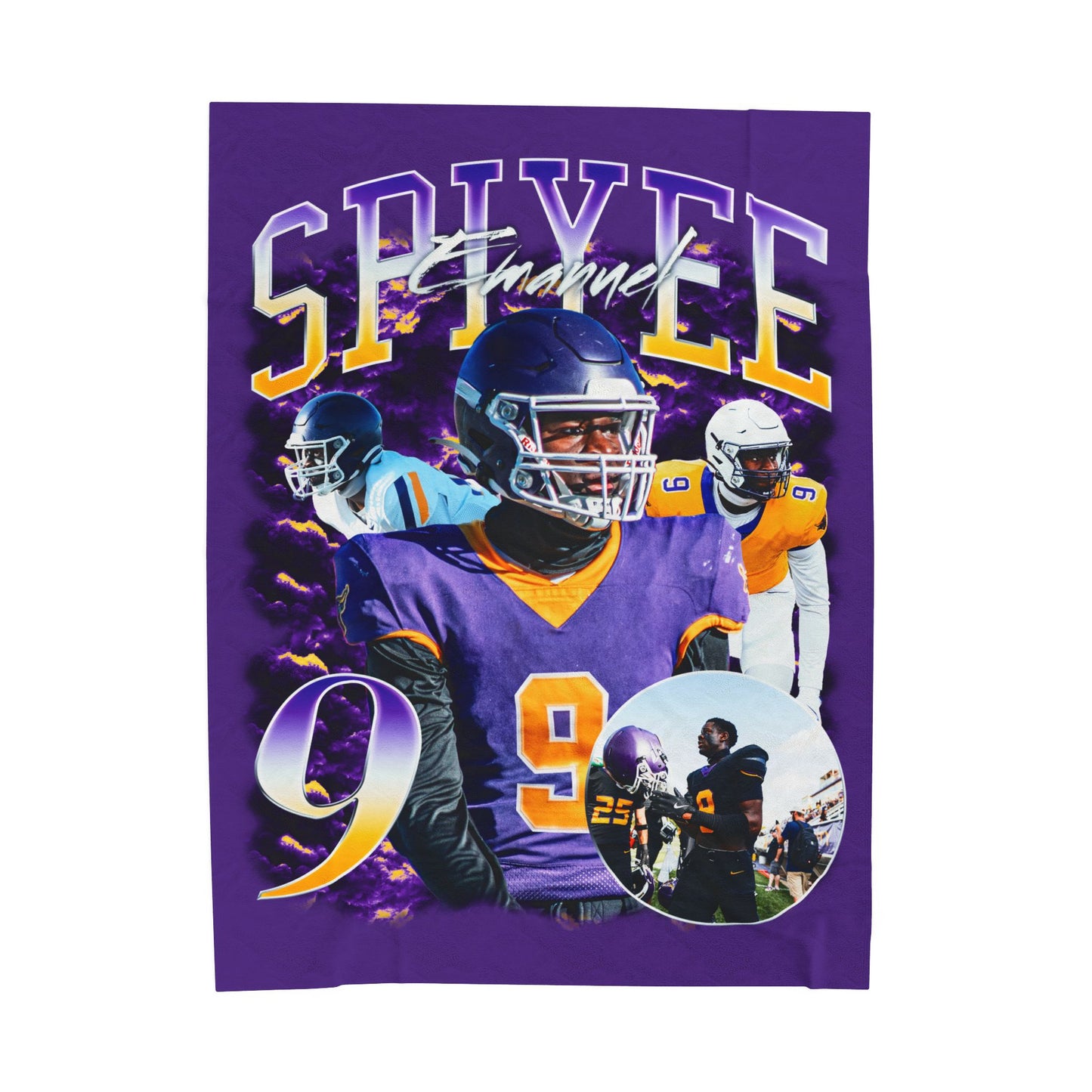 Emanuel Spiyee 60"-80" Plush Blanket