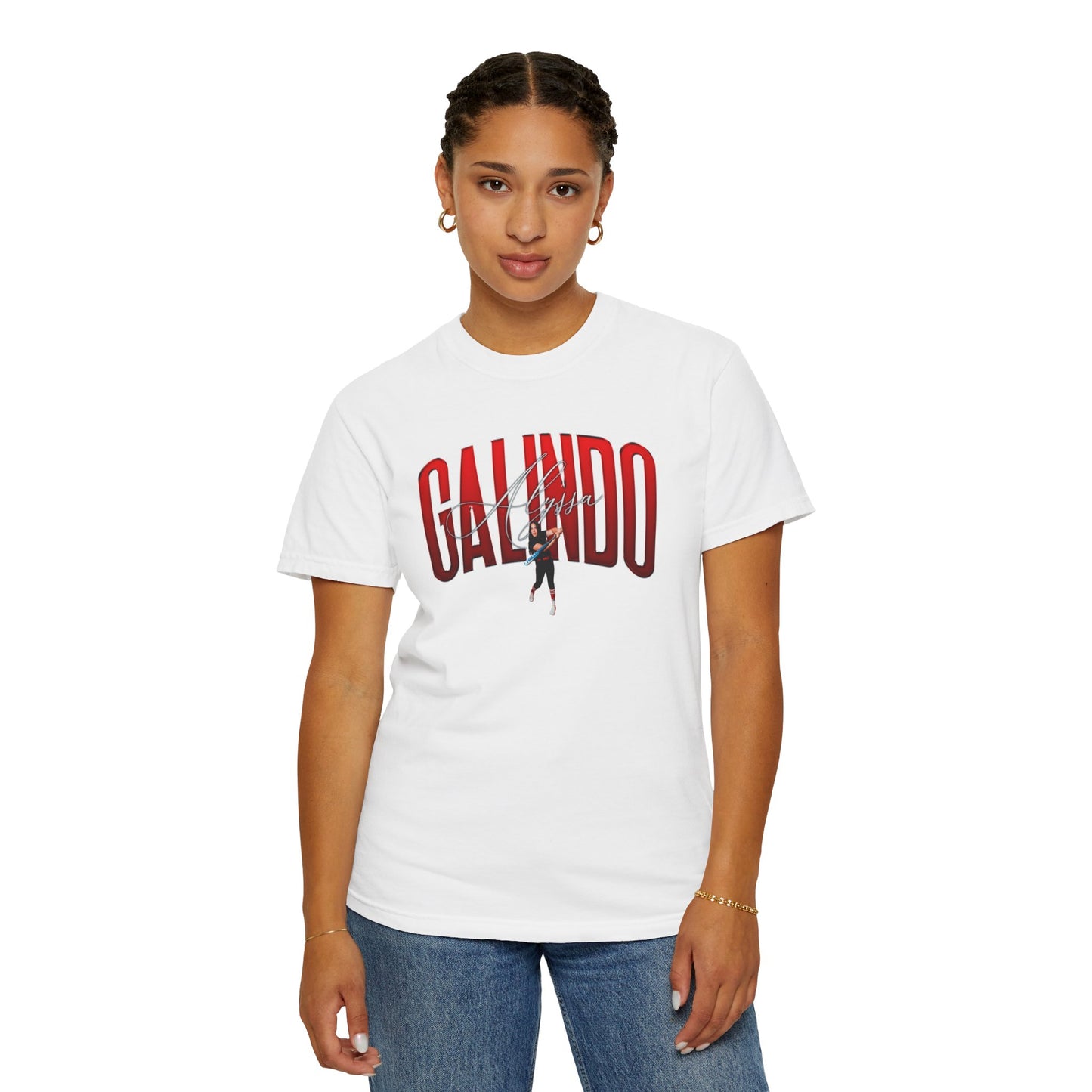Alyssa Galindo Curved Combo Colored Premium Tee
