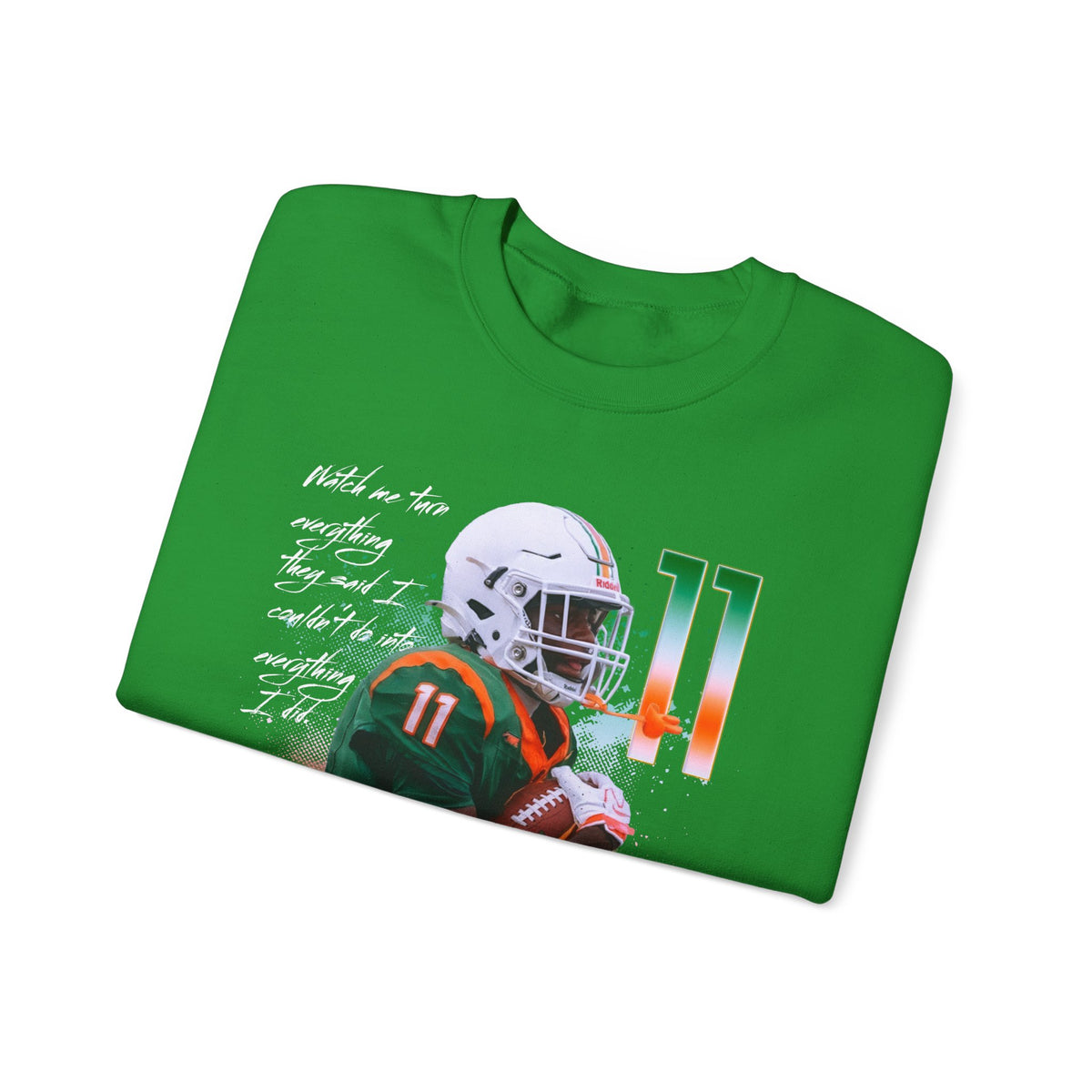 Tian Wyche Featured Quote Crewneck Sweatshirt