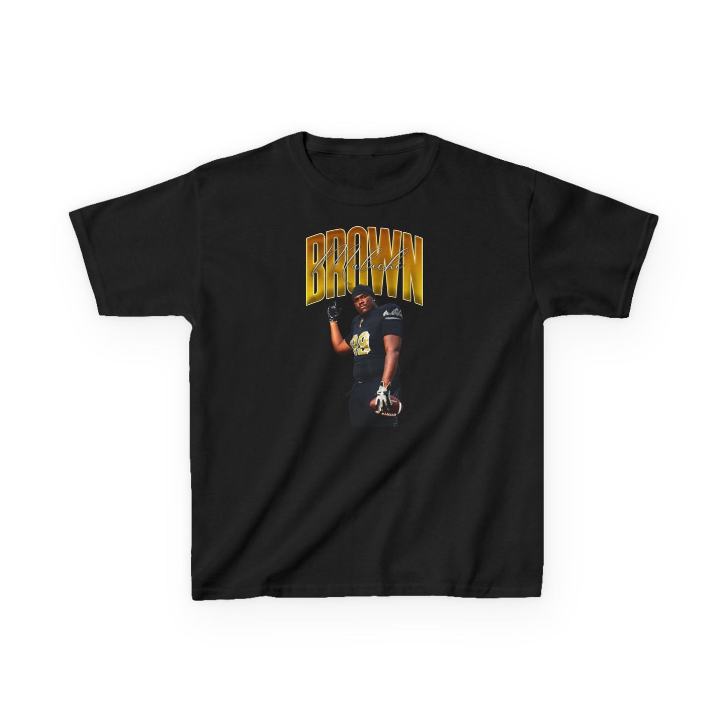 Malachi Brown Curved Combo Kids Tee