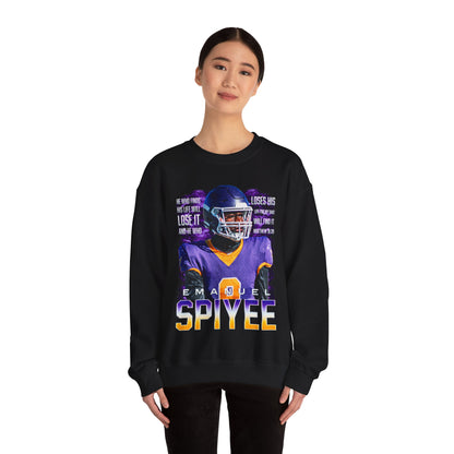 Emanuel Spiyee Featured Quote Crewneck Sweatshirt