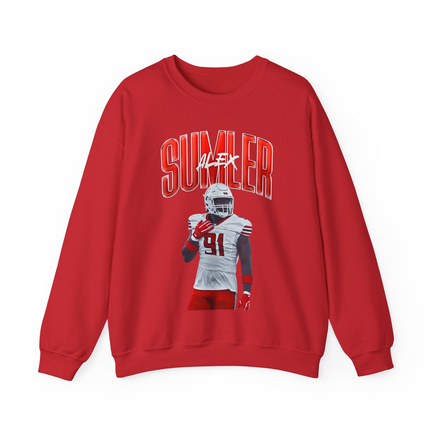 Alex Sumler Curved Combo Colored Crewneck Sweatshirt