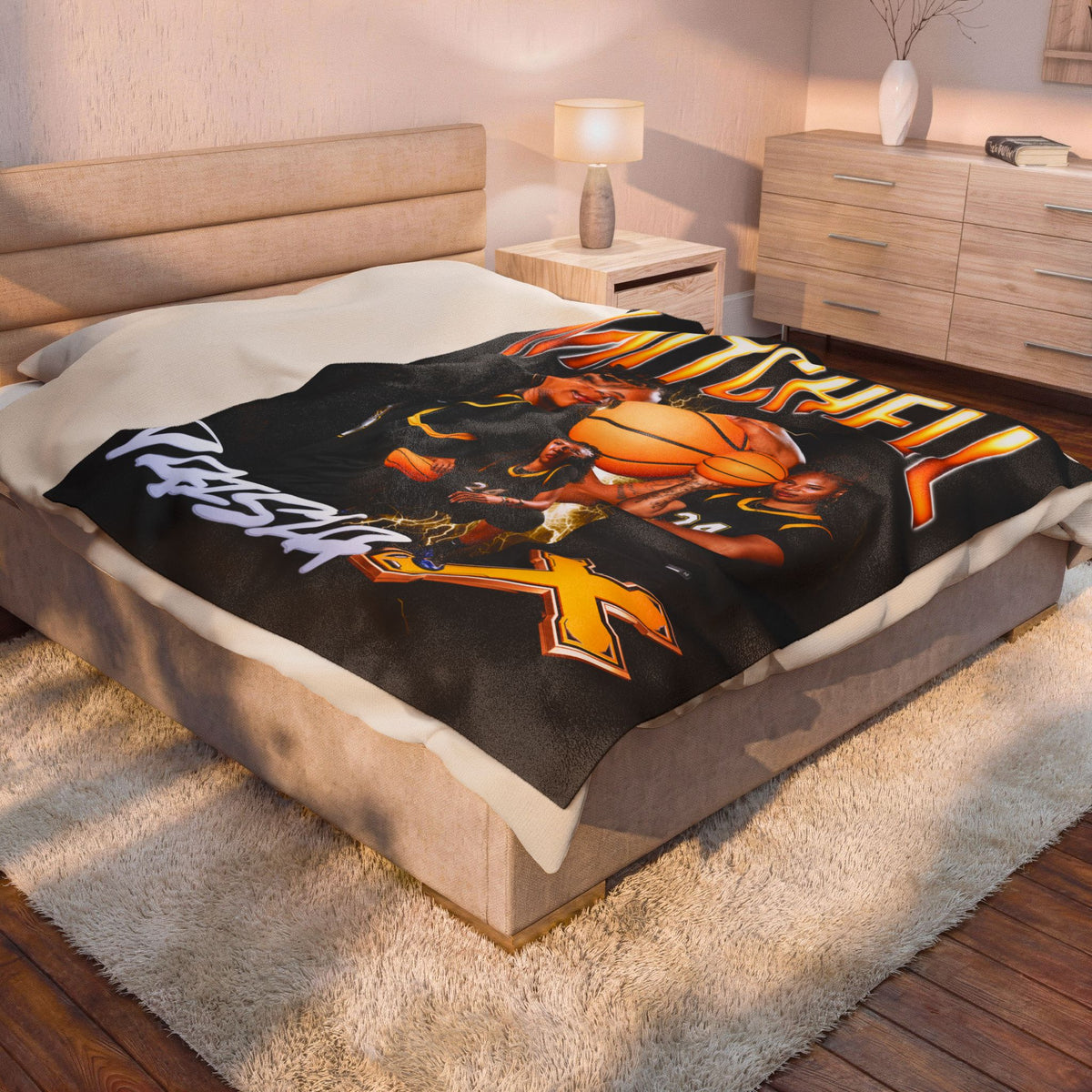 Daisia Mitchell 60"-80" Plush Blanket