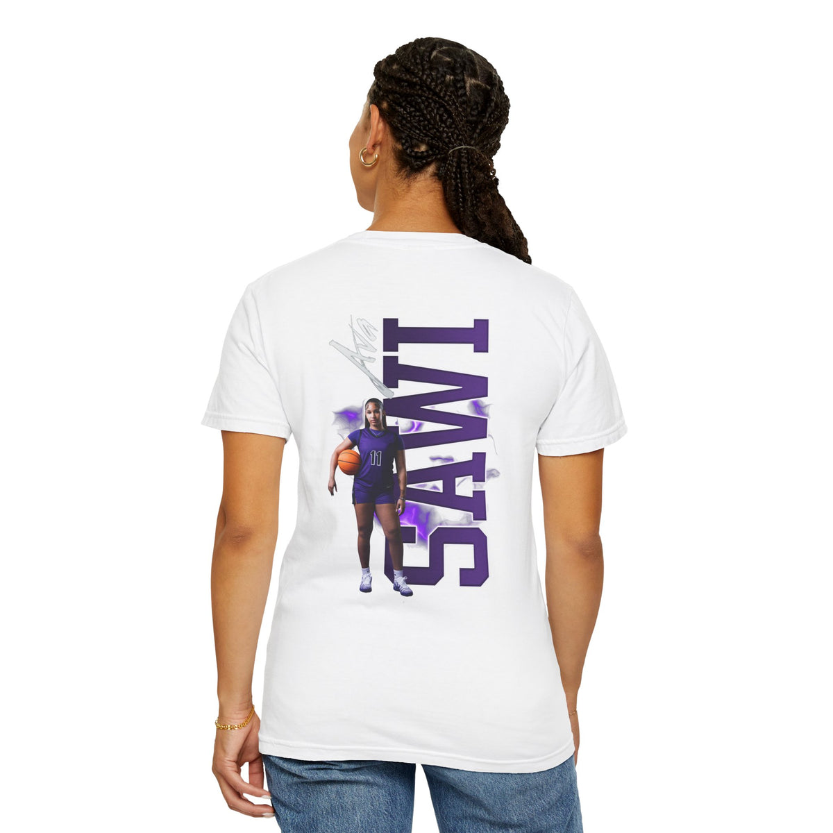 Ava Sawi Logo Front & Back Premium Tee