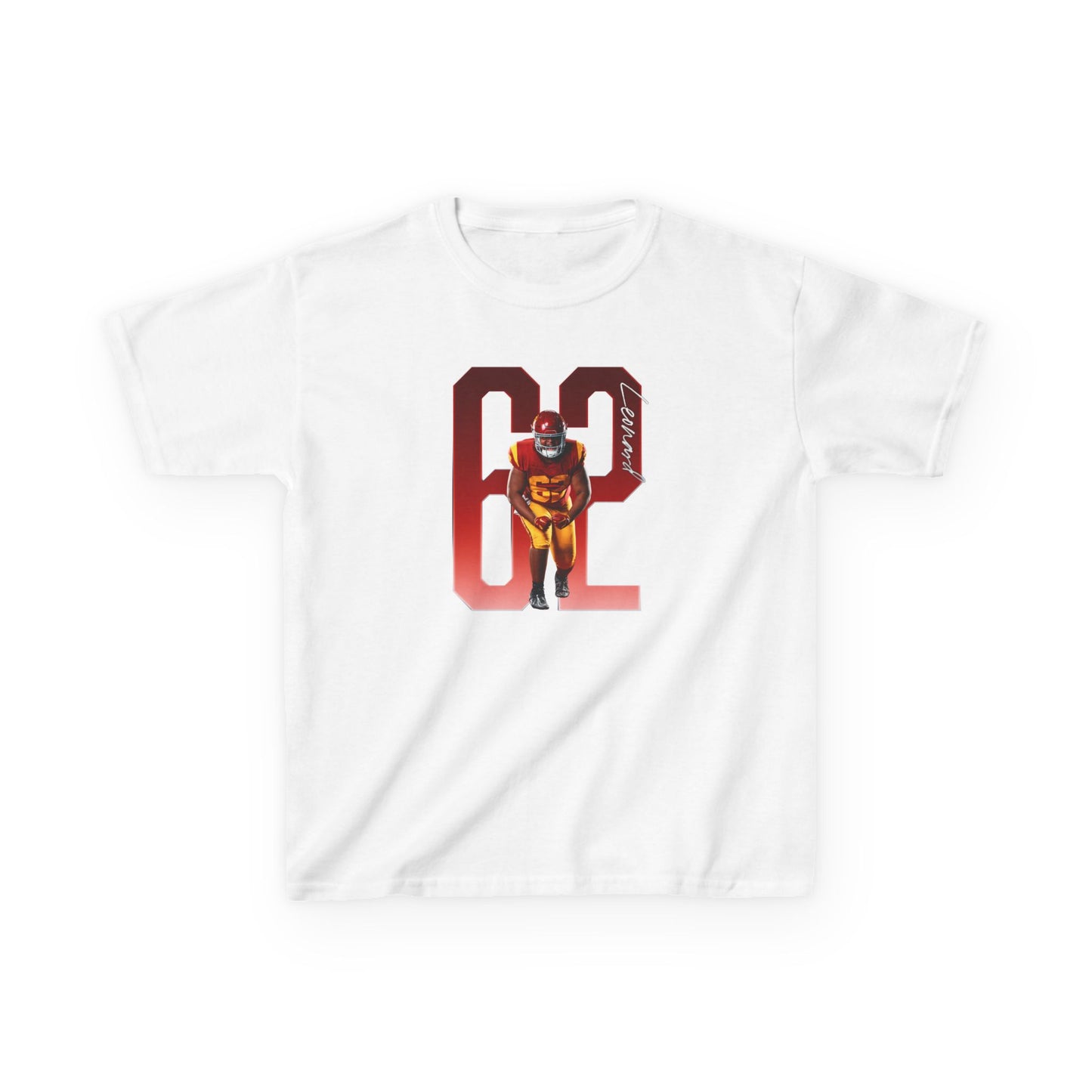 Travis Leonard Player Icon Number Kids Tee