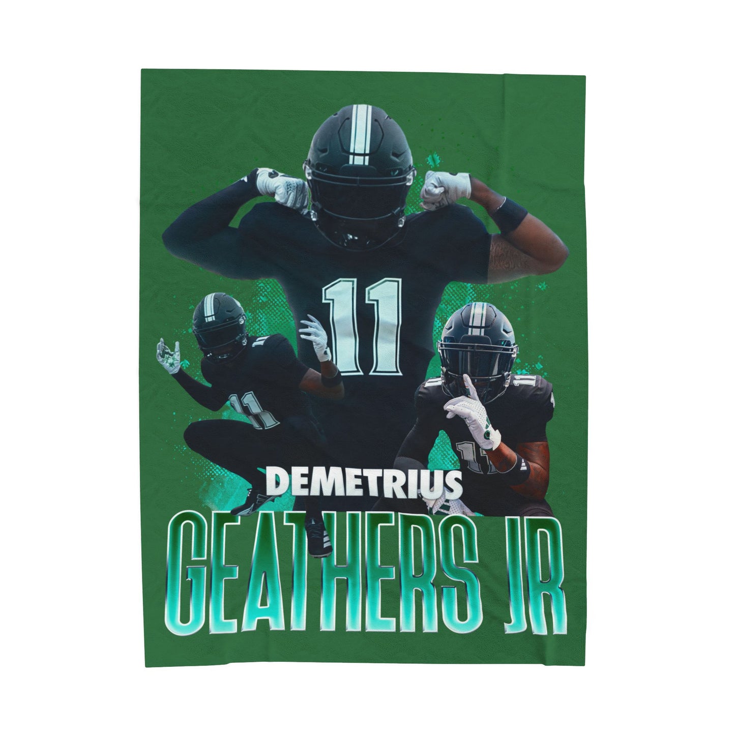 Demetrius Geathers Jr. 60"-80" Plush Blanket