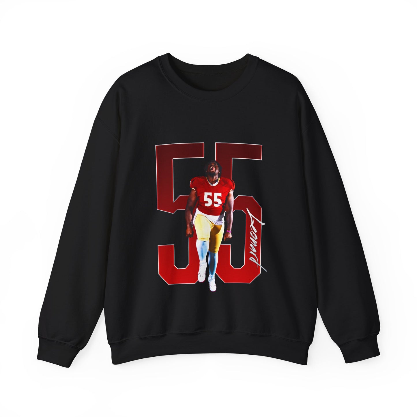 Deshawn Leonard Player Icon Number Crewneck Sweatshirt