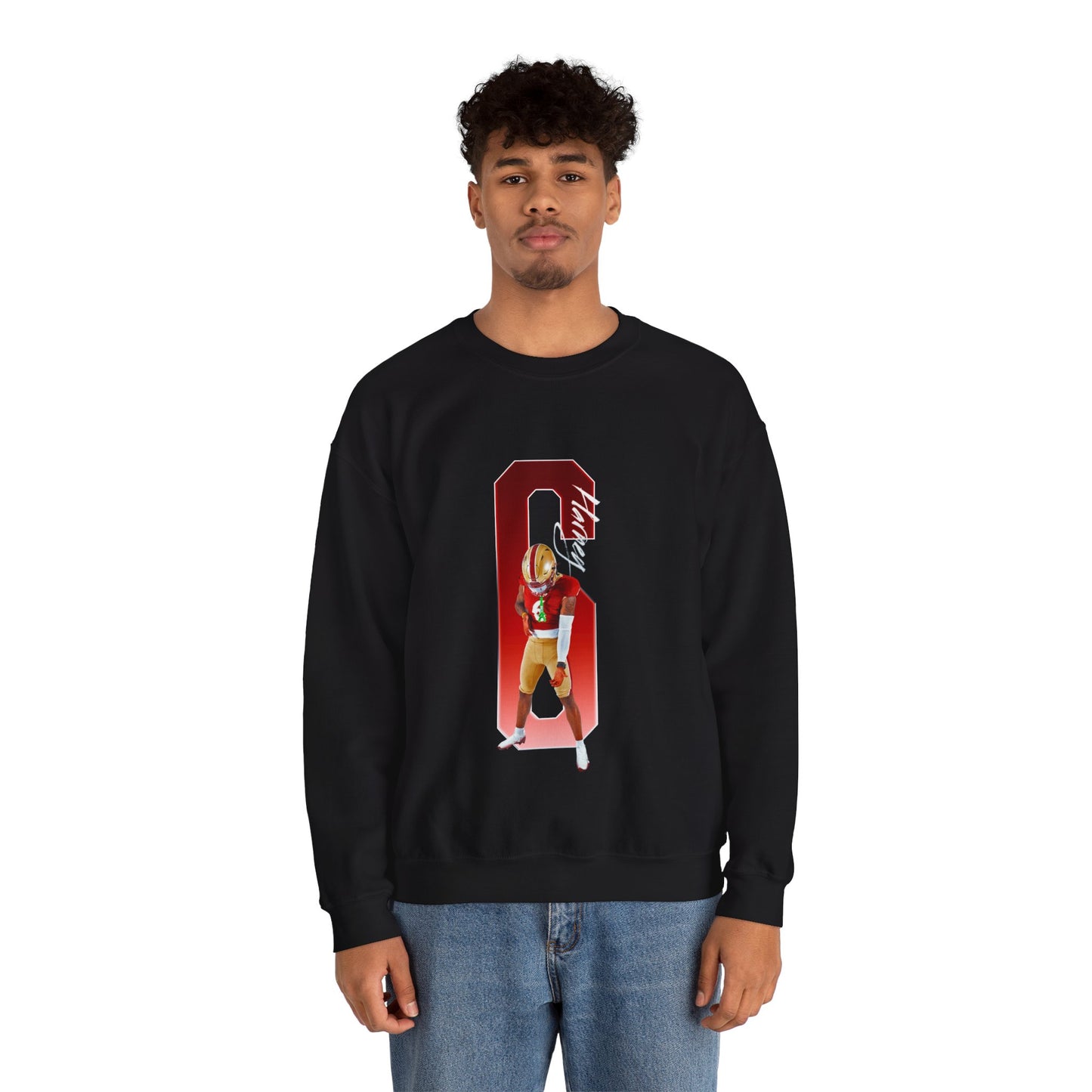 Mack Harney Player Icon Number Crewneck Sweatshirt
