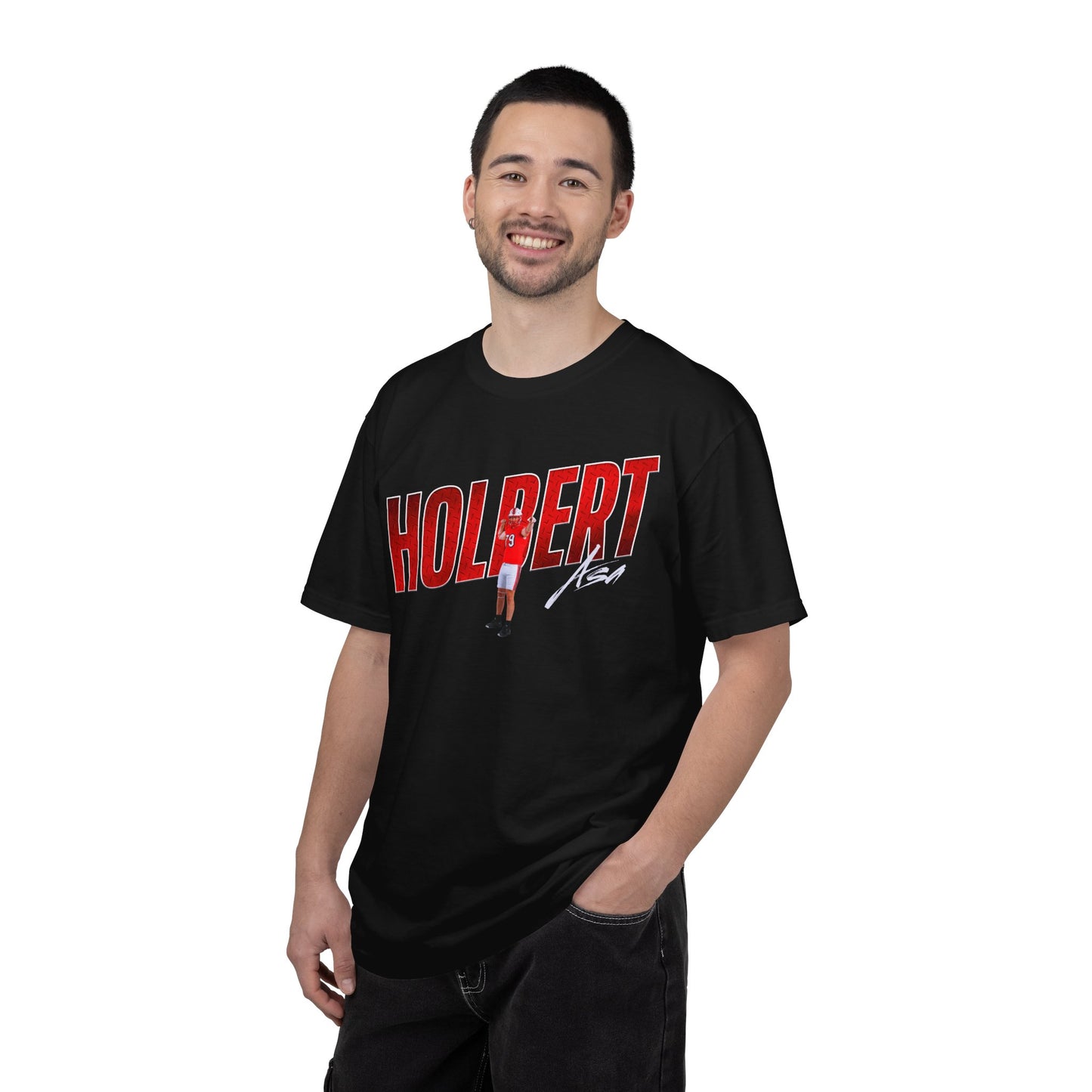 Asa Holbert Cursive Combo Colored Premium Tee