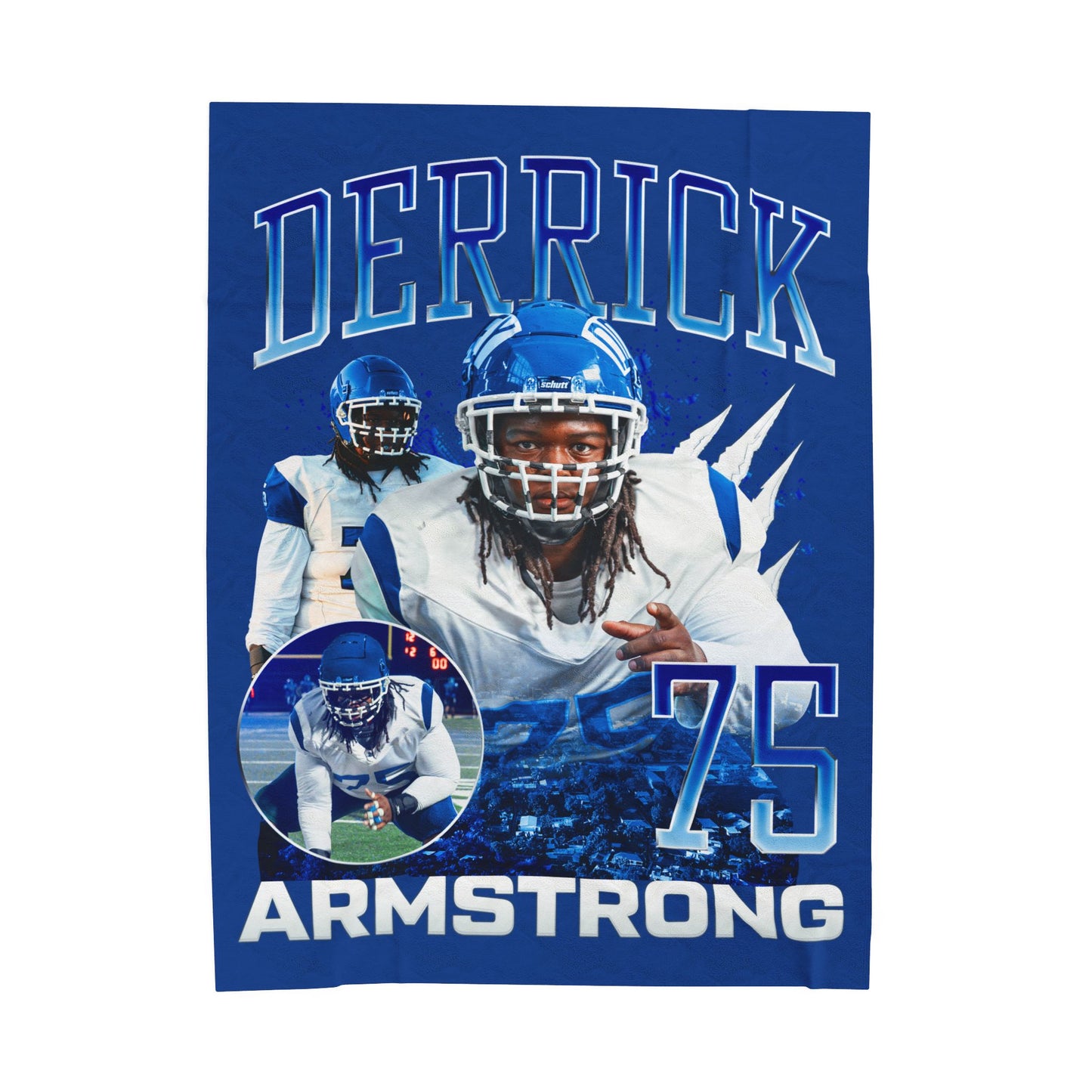 Derrick Armstrong 60"-80" Plush Blanket