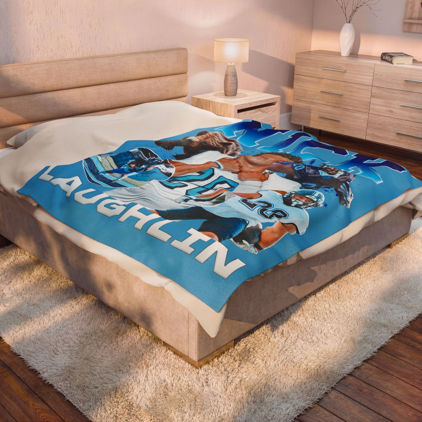 Nick Laughlin 60"-80" Plush Blanket