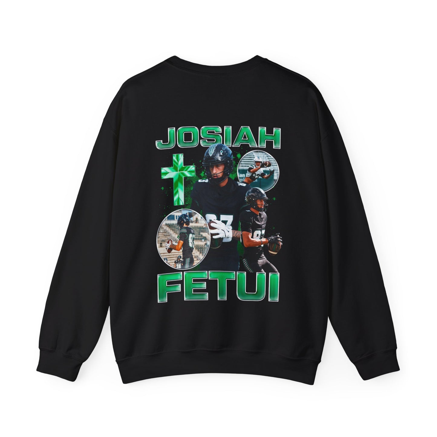 Josiah Fetui Logo Front & Back Crewneck